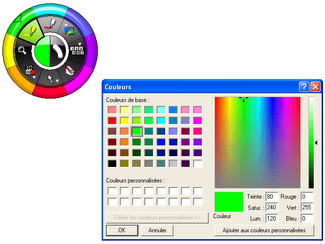 05 Outils d'annotation de l'espace de travail Choix_11