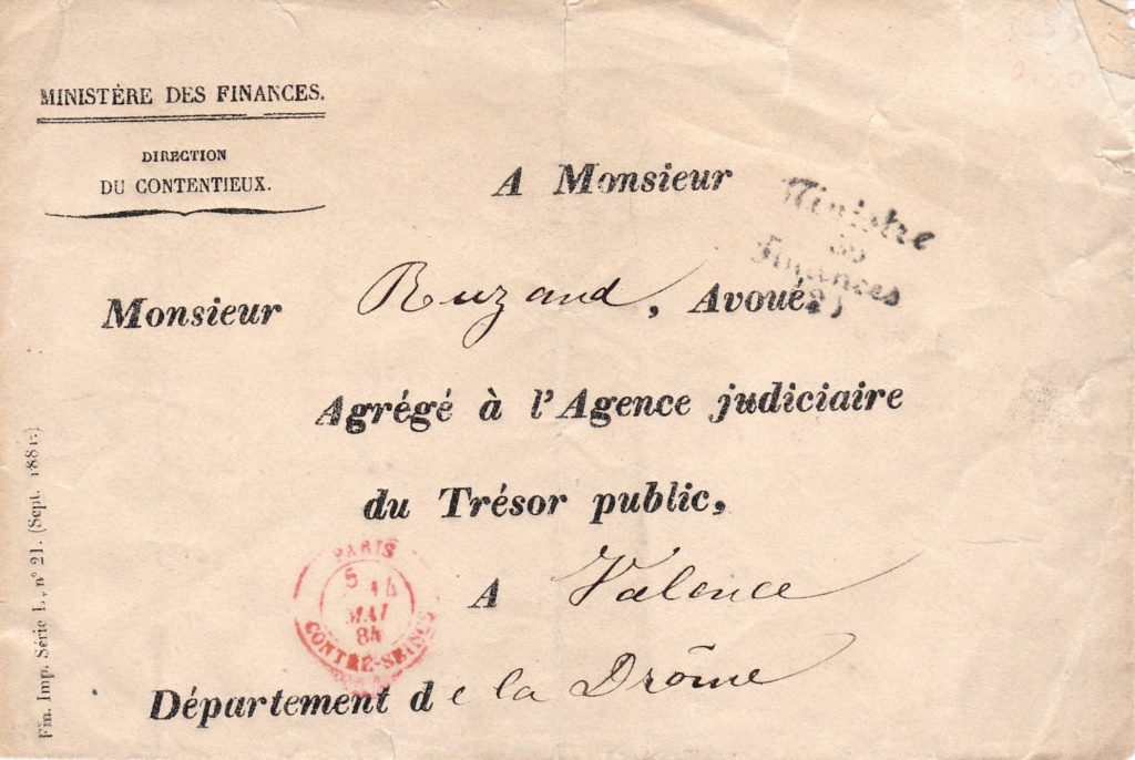 timbre à date avec section de levée rue de Strasbourg 1884_f10