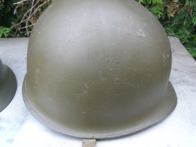 authentification casque us WWII réutilisé par armée francaise P1010611