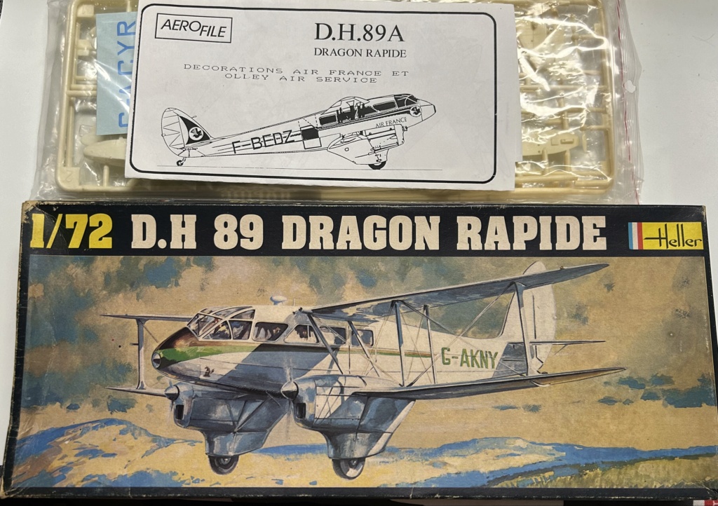  De HAVILLAND DH 89 A DRAGON RAPIDE 1/72 ème Heller et Aerofile Img_1026
