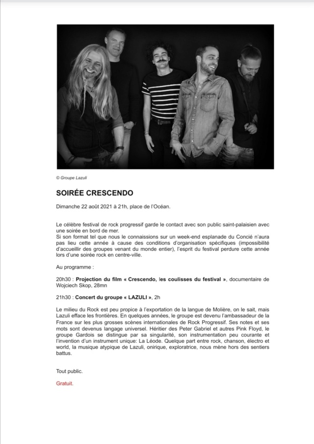 Festival Crescendo 2020 ( annulé ) - 2021  - Page 2 19040110