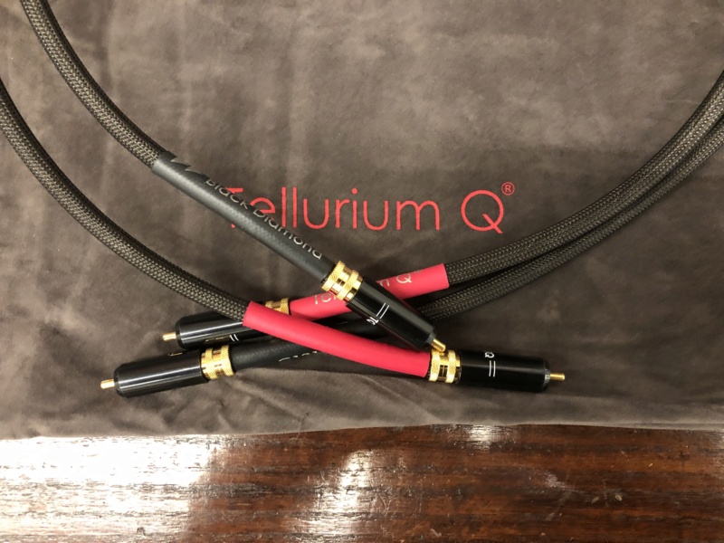 (VA) Cavi di segnale Tellurium Q Black Diamond RCA Img_6413