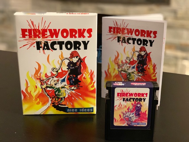 CBS Colecovision : Sortie officielle de Fireworks Factory, un jeu programmé en.... 1984 ! Regula10