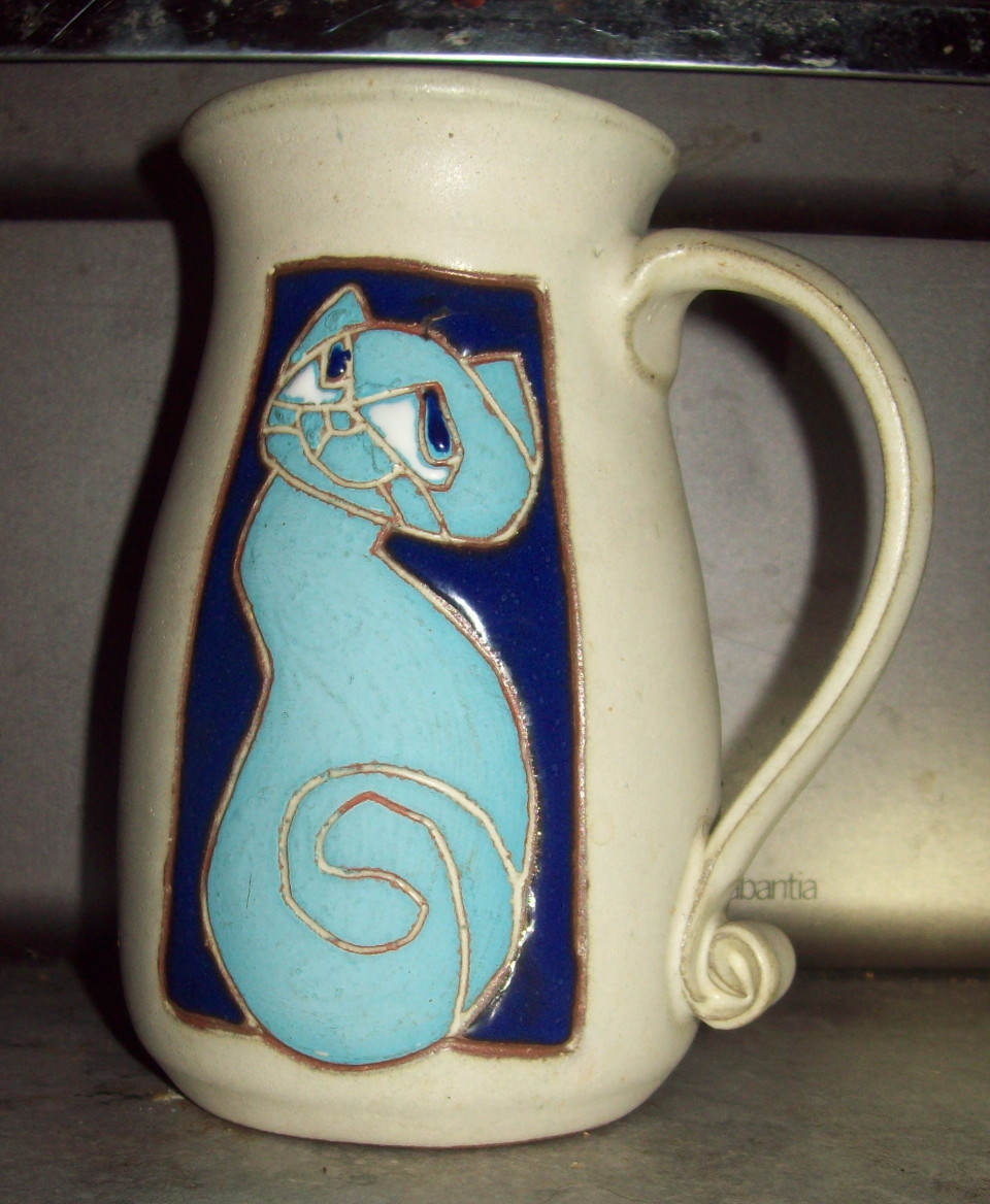 blue cat mug Blue_c10