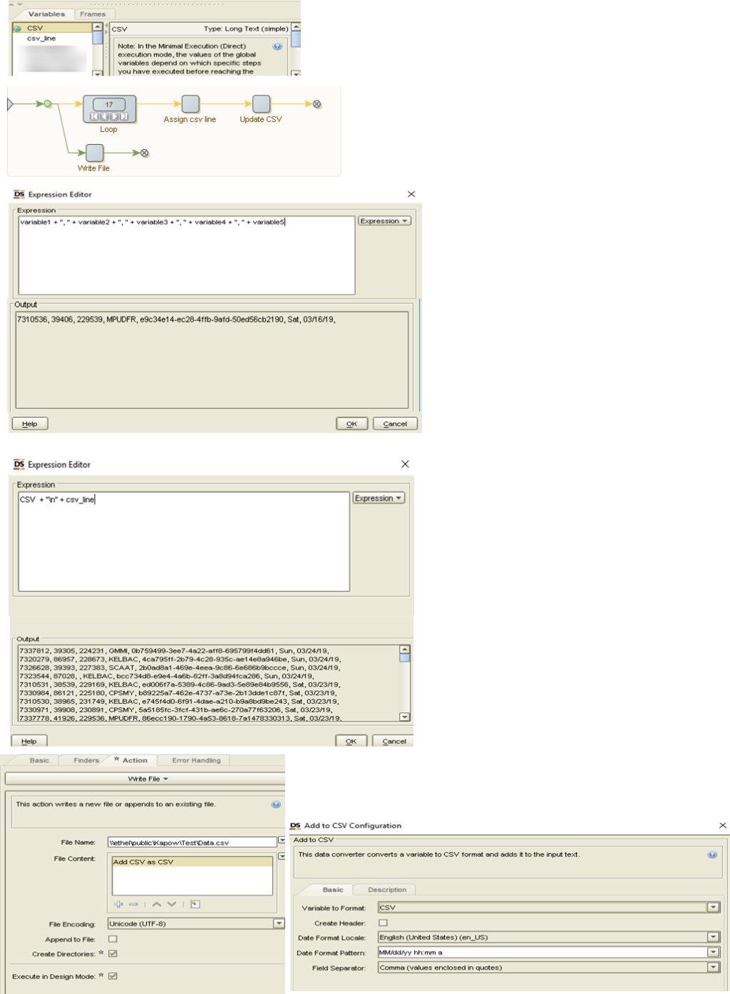 Data Extraction in CSV Csv14