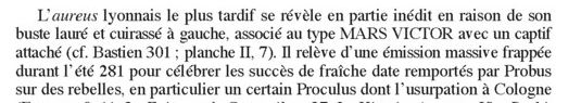 Un revers enigmatique sur un aurélianus de Probus Probus14