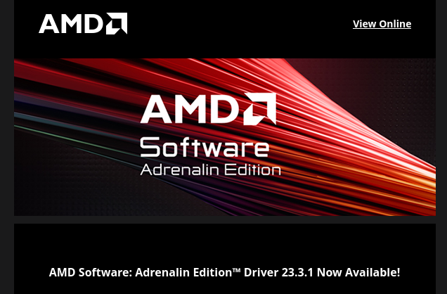 AMD νέο λογισμικό Scree530