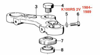 K100RS triple tree parts Scree308