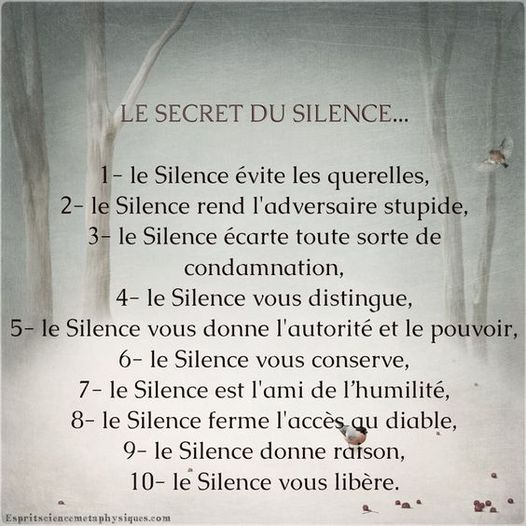 secret du silence 31180510