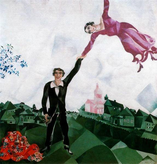 Metáfora. Poemas sobre cuadros. Marc Chagall. El paseo (1917) 08_mar11