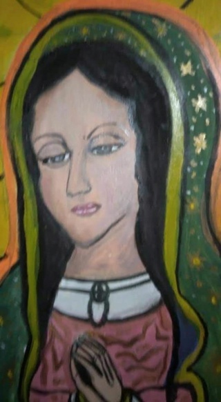 Virgencitade Guadalupe (pintura acrílica en madera) Edith_10
