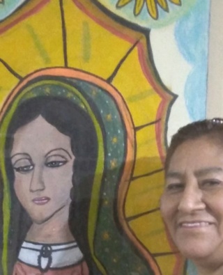 Virgencitade Guadalupe (pintura acrílica en madera) Edith_13