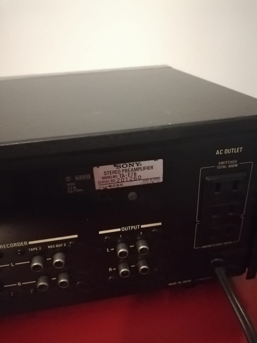 Sony TA-E7B Pre-amplifier (SOLD!) Whatsa53