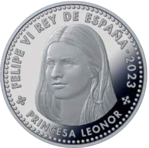 Primeras imágenes de los 40 euros de 2023 dedicados a Leonor Espana10