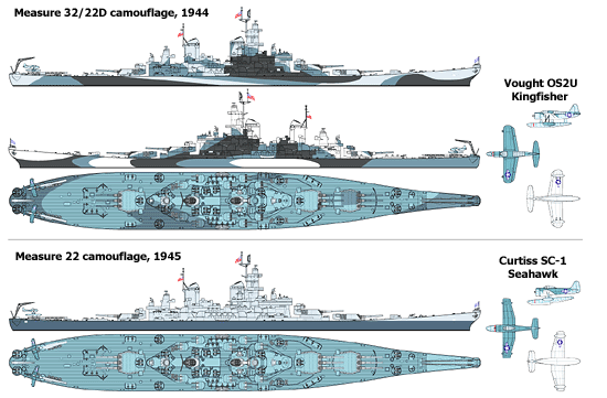 USS MISSOURI BB 63 - Trumpeter, 1/200 Paint10