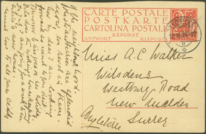 Ganzsachenpostkarten - Ausgaben 1900 bis 1934 P_89_a10