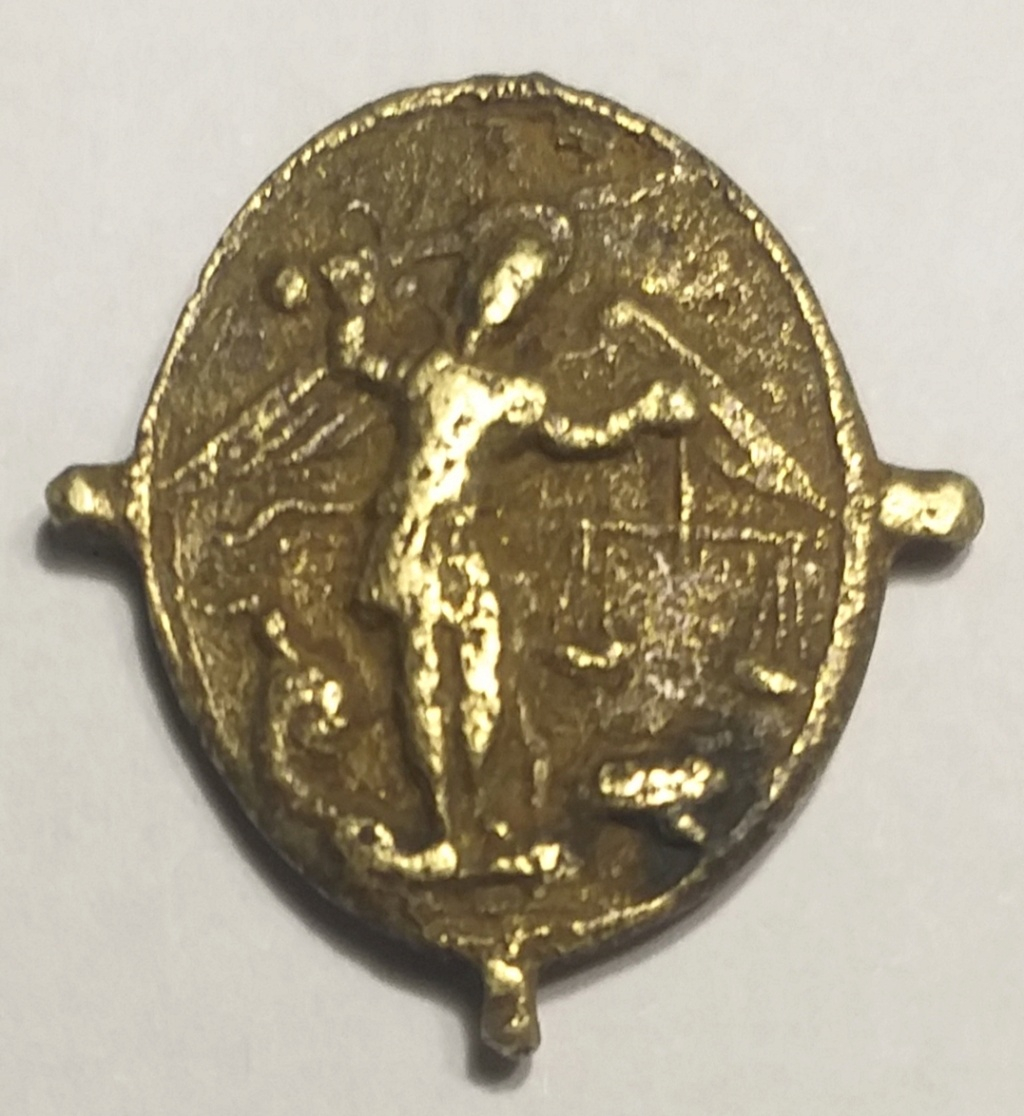 Medalla Clemente VIII / San Miguel Arcángel . (pezuelada), S. XVI 20230812