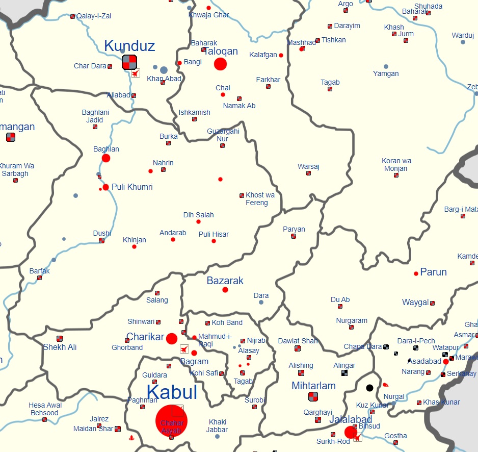 Interactive maps - conflicts Afghan10