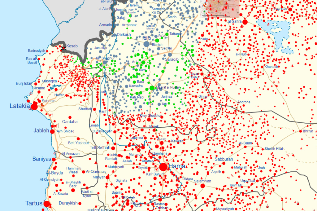 Interactive maps - conflicts Syria10