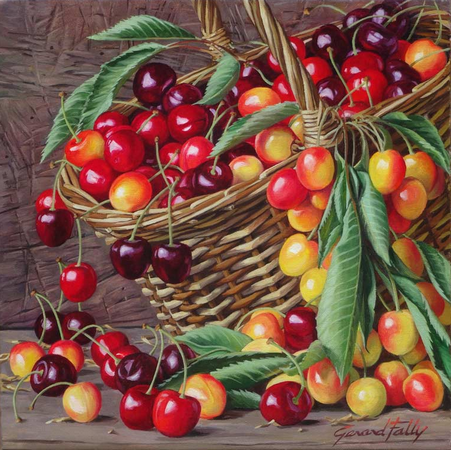 Peinture de Nature fruitiére... Bigare10