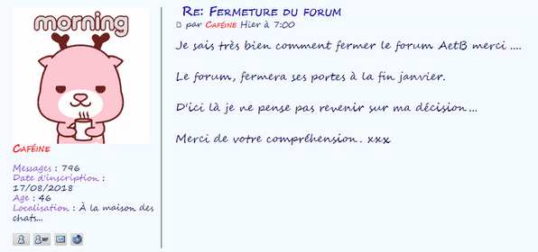 aux abonnés(e) de ce forum  Duvent10