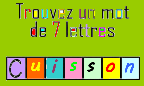 mot de 7 lettre commencant par c