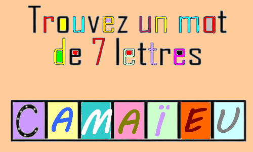 mots de 7 lettres commencant par c