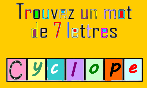 mot 7 lettres commencant par c