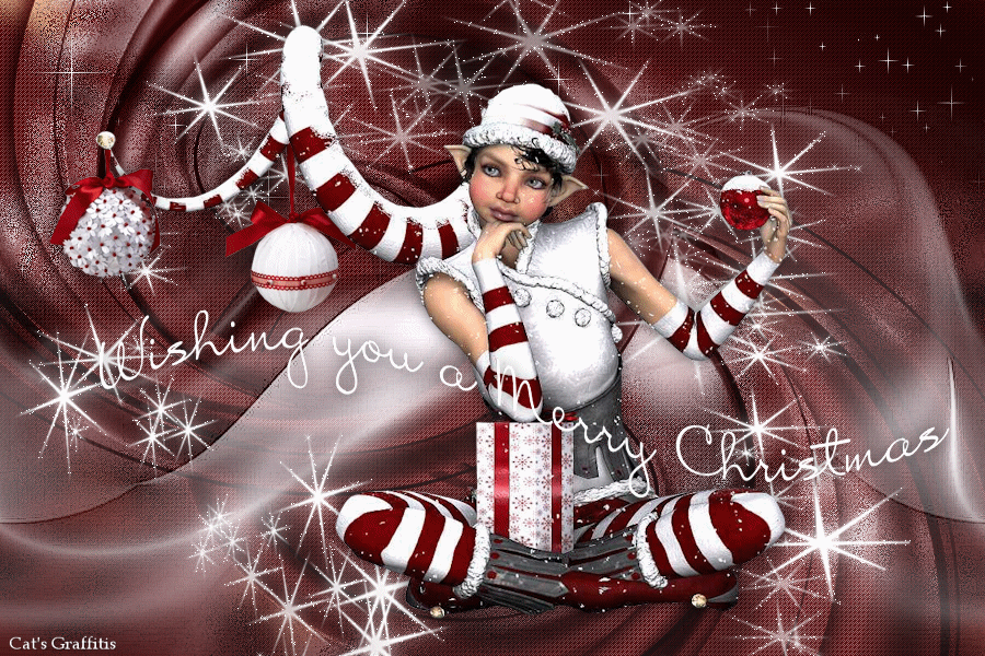 Kerst les - Wishing you a Merry Christmas Claudi14