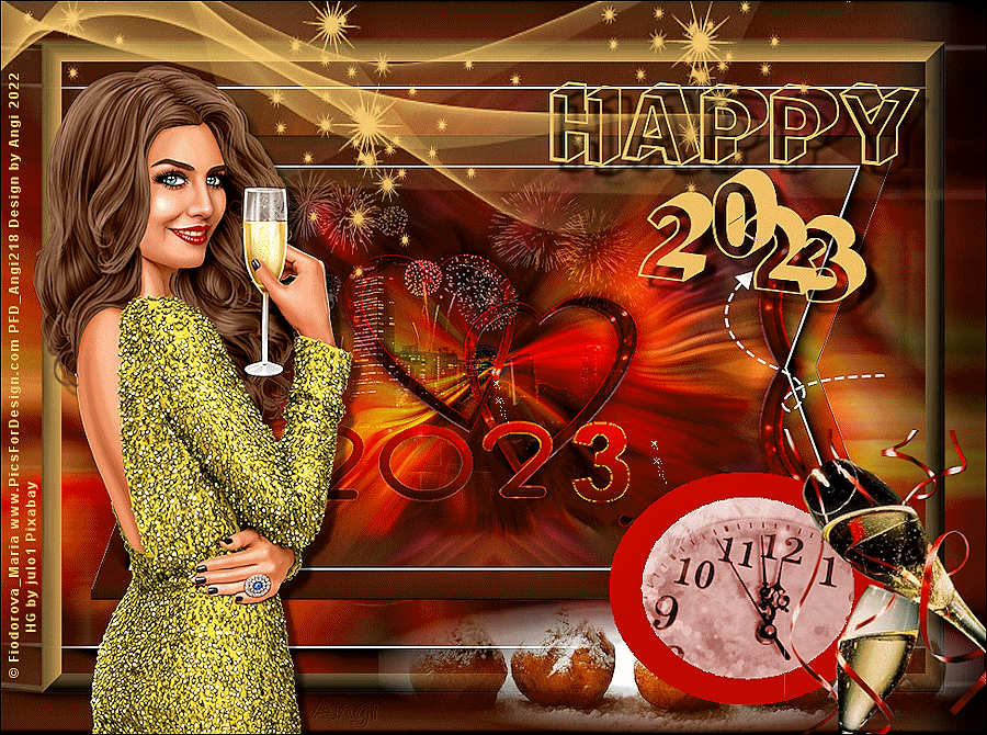 Nieuwjaars les  Happy New Year 2023  Nieuw Happyn12