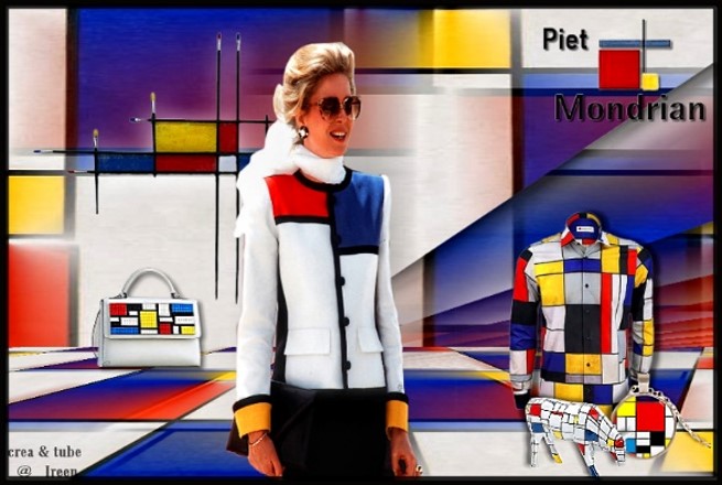 Tag lessen 1 - Piet Mondriaan  Ireen16