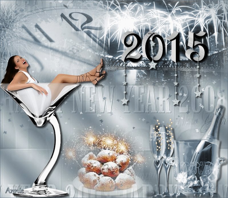 Nieuwjaars les - Happy 2010  /  2015 Kerstl11