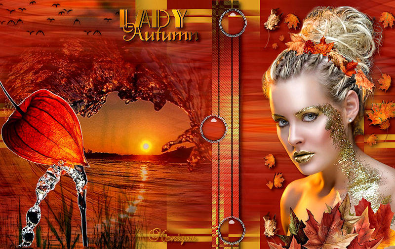 Herfst/Autumn - Lady in autumn forest Moniqu47