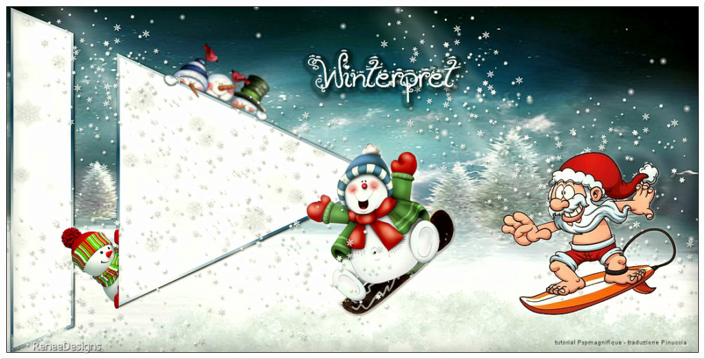 Top borders lessen - Winterpret /Winterfun Renee21