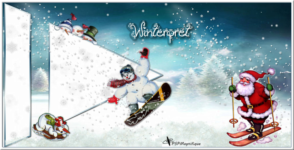 Top borders lessen - Winterpret /Winterfun Winter16