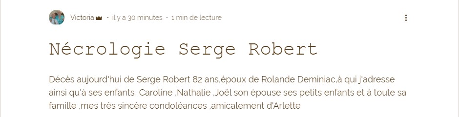 NÉCROLOGIE SERGE ROBERT 117