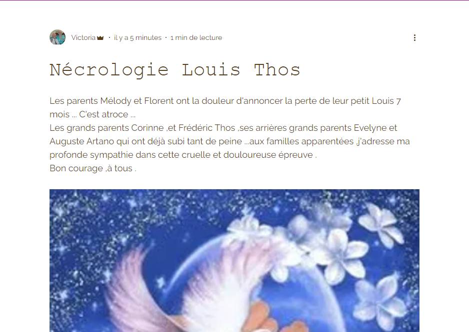 NÉCROLOGIE LOUIS THOS 356