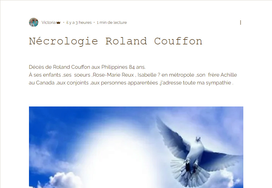 NÉCROLOGIE ROLAND COUFFON 361