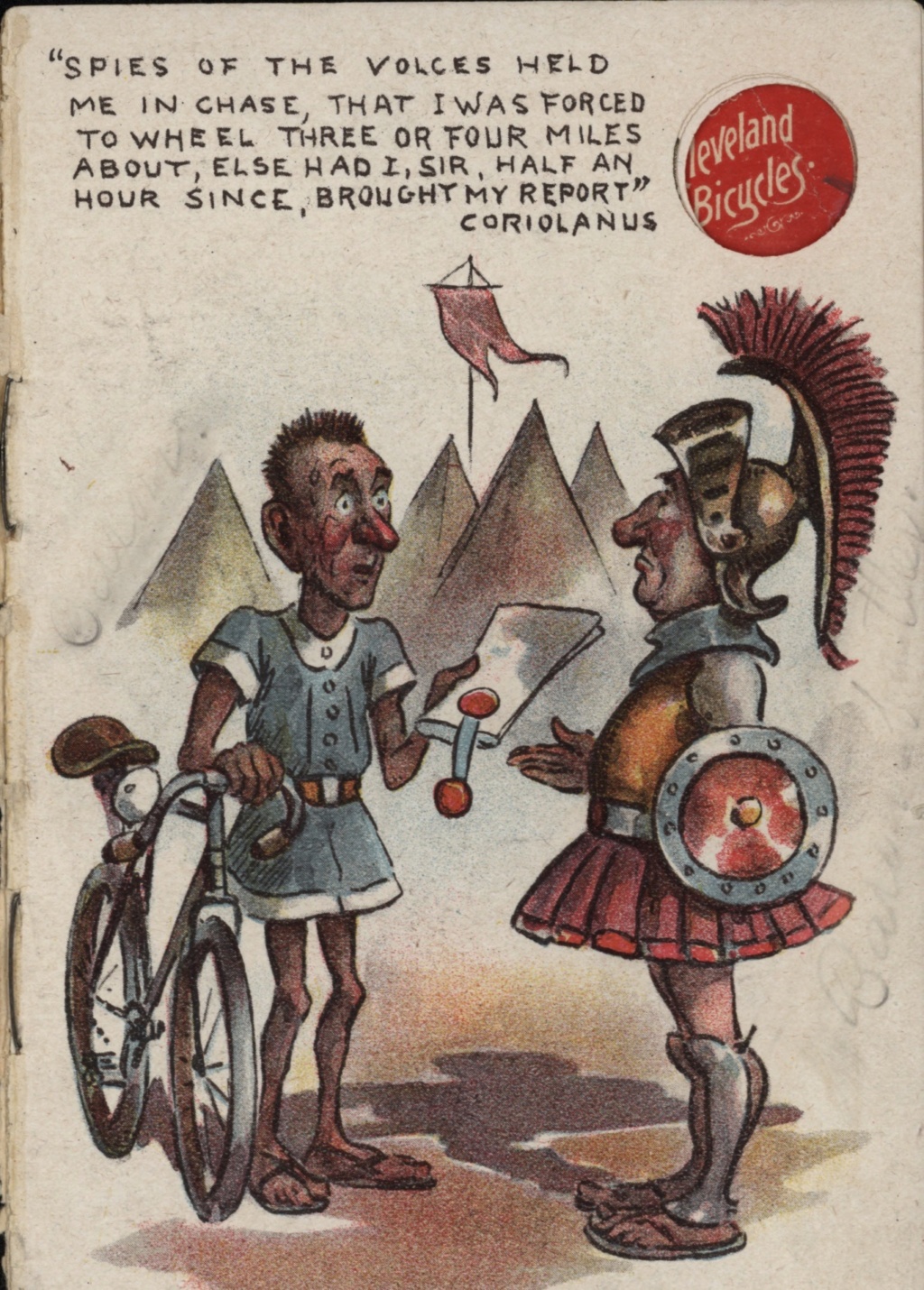 CLEVELAND: et Shakespeare ferait du vélo... 1896 310