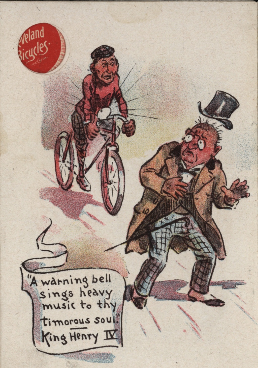 CLEVELAND: et Shakespeare ferait du vélo... 1896 9310