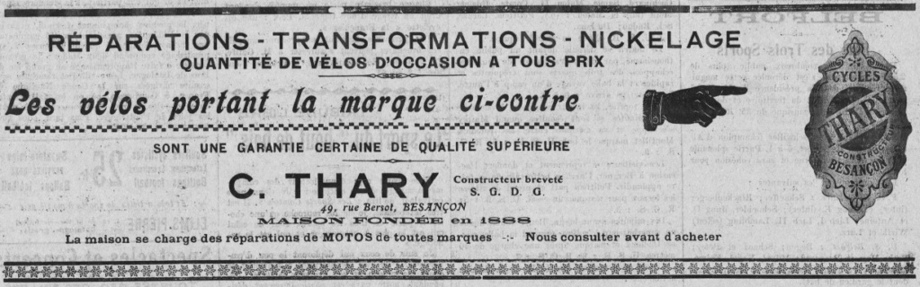 cycles - Cycles Thary Besançon depuis 1888 Cycles10