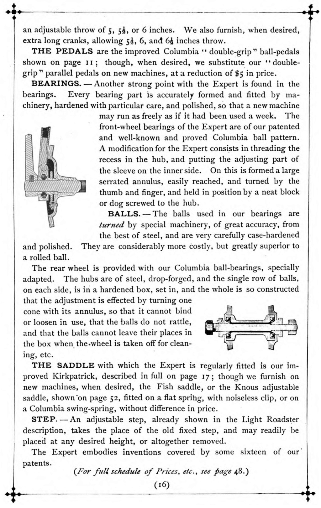 Catalogue Columbia Cycles de 1888 P10