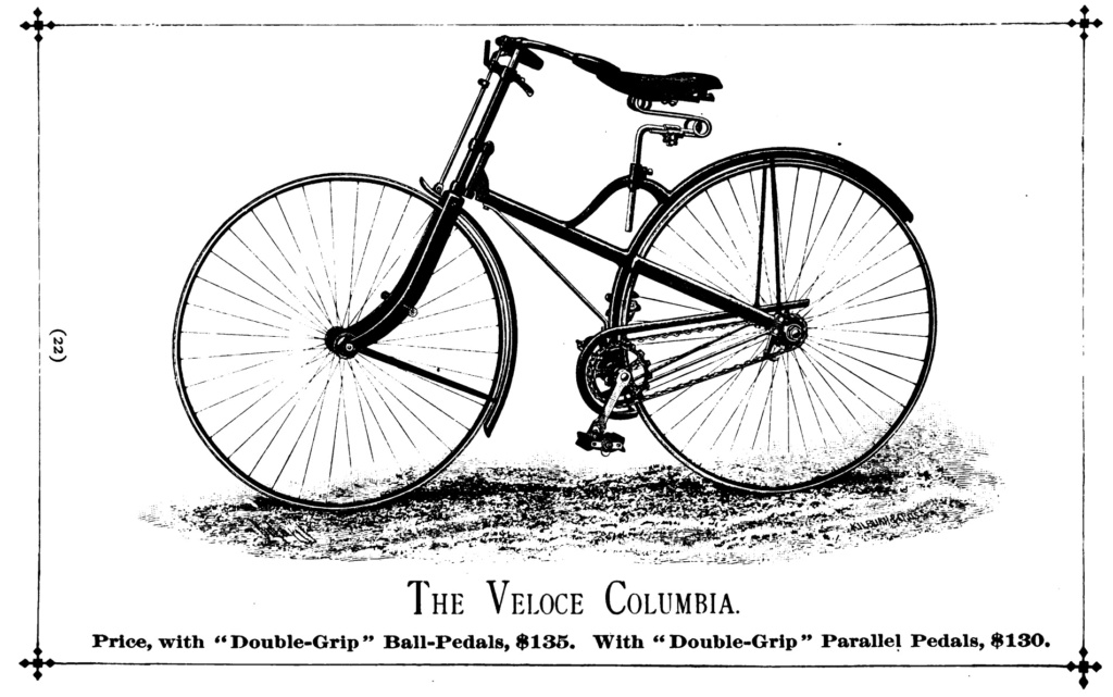 Catalogue Columbia Cycles de 1888 S10