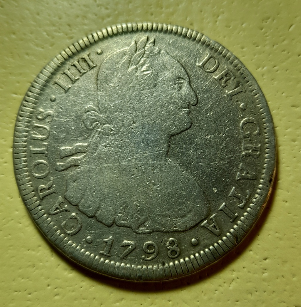 8 reales Carlos IV 1798, POTOSI 20230523