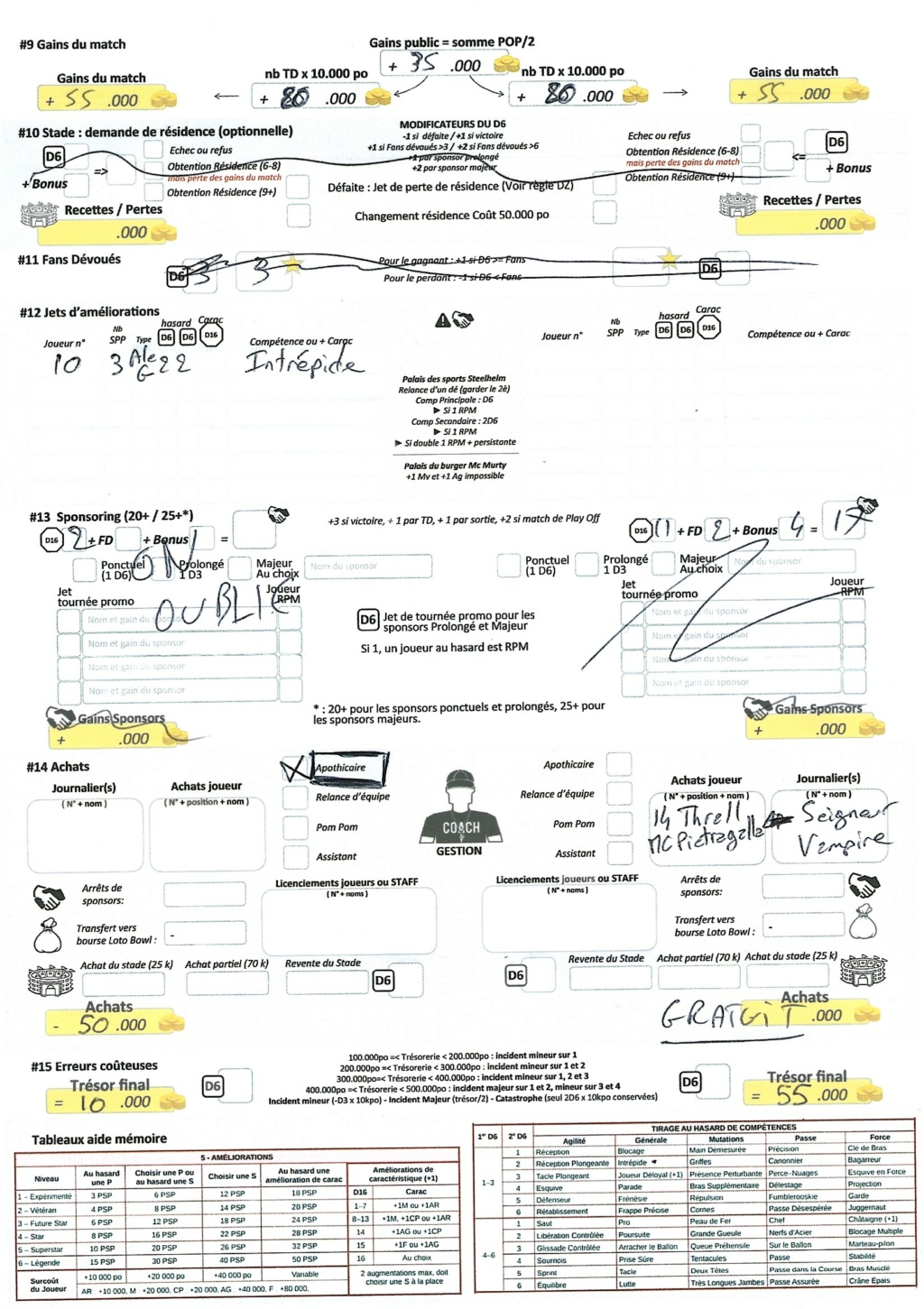 Feuilles de match J1 J1_2su10