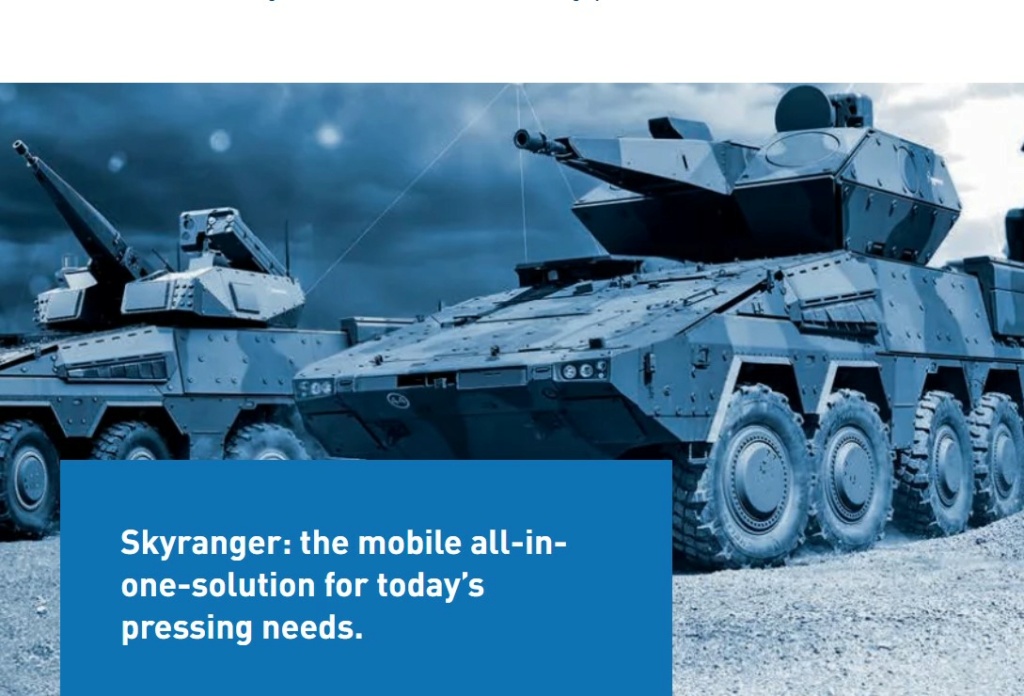 Rheinmetal : German Army to Acquire 19 New Skyranger 30 Mobile Air Defense Systems by 2028 Skzir165