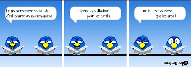 Les oiseaux // les birds   BD   satyrique  Z20