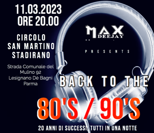 11 Marzo > Max Testa: Back to the 80s / 90s Stadir10