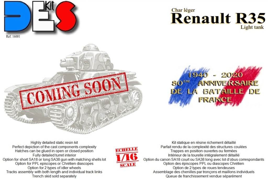 Renault R35 - DES kit - 1/16e R35_dz11