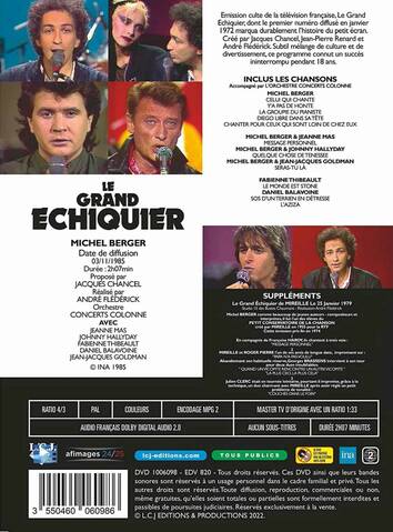 Le Grand Échiquier : Michel Berger - 2 DVD